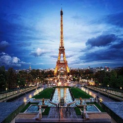 Eiffel Tower in Paris, France